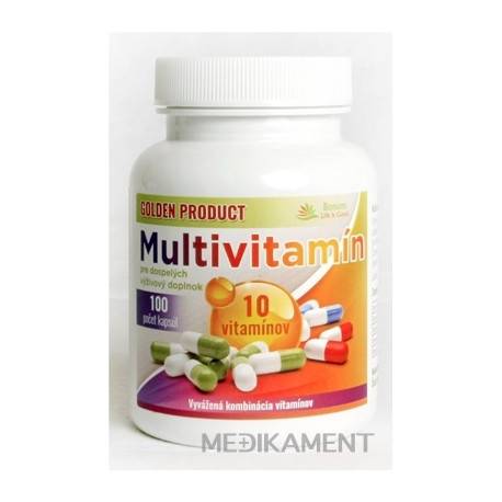 GOLDEN PRODUCT Multivitamín pre dospelých kapsuly 100 ks