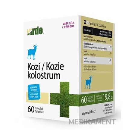 VIRDE Kozie kolostrum kapsuly 60 ks