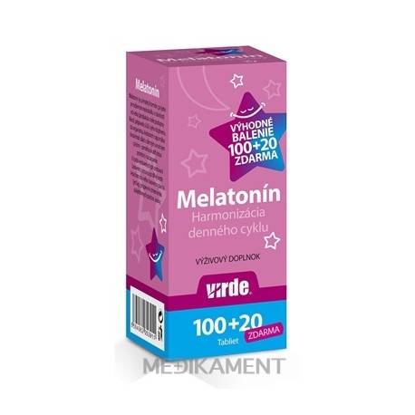 VIRDE Melatonín tablety 120 ks