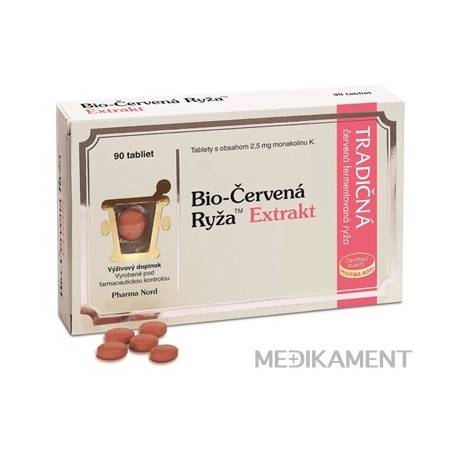 Bio-Červená Ryža Extrakt tablety s monakolínom K 90 ks
