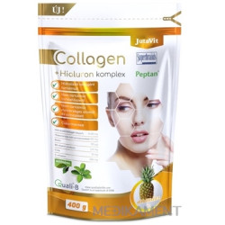 JutaVit Kolagén 10 g + Hyalurón komplex Ananás prášok 400 g