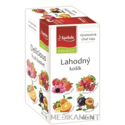 APOTHEKE PREMIER Lahodný košík ovocný čaj 4 druhy vrecúška 20 x 2 g