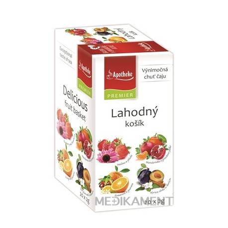 APOTHEKE PREMIER Lahodný košík ovocný čaj 4 druhy vrecúška 20 x 2 g