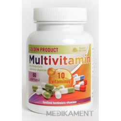 GOLDEN PRODUCT Multivitamín pre dospelých kapsuly 60 ks