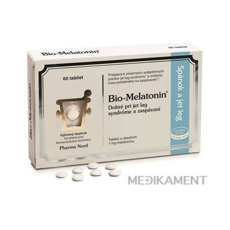 Bio-Melatonin 1 mg tablety spánok a jet leg 60 ks