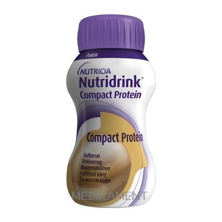 NUTRIDRINK COMPACT PROTEIN s príchuťou mocca p.o. sol. 24 x 125 ml
