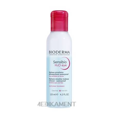 BIODERMA Sensibio H2O eye micelárny odličovač 125 ml
