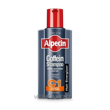 ALPECIN Energizer C1 kofeínový šampón proti vypadávaniu vlasov 375 ml