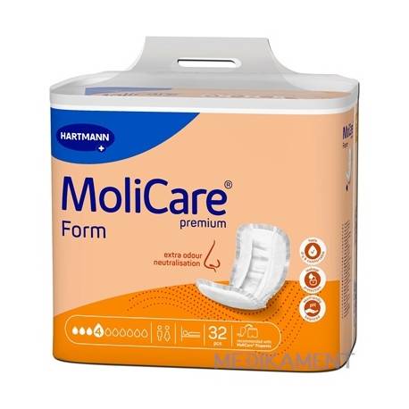 MoliCare Premium Form 4 kvapky vkladacie plienky 32 ks