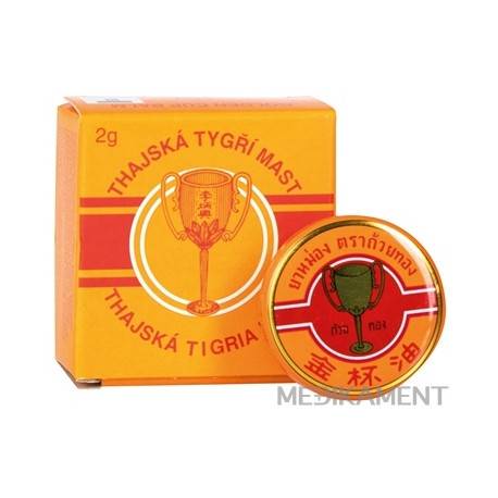 Thajská tigria masť GOLDEN CUP BALM 2 g