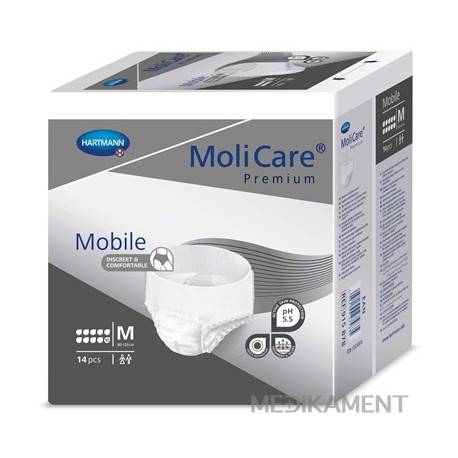 Molicare Premium Mobile 10 kvapiek M nohavičky 14 ks