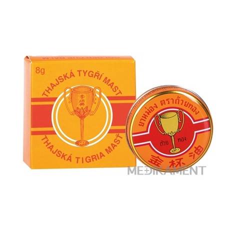 Thajská tigria masť GOLDEN CUP BALM 8 g