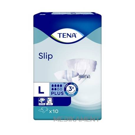 TENA SLIP PLUS L plienkové nohavičky 10 ks
