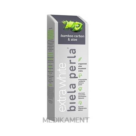 Biela perla Bamboo carbon & aloe zubná pasta 75 ml