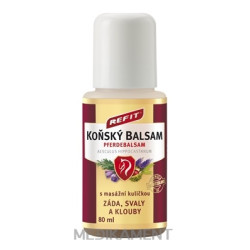 REFIT KONSKÝ BALZAM ROLL-ON s masážnou guličkou 80 ml, 1 ks