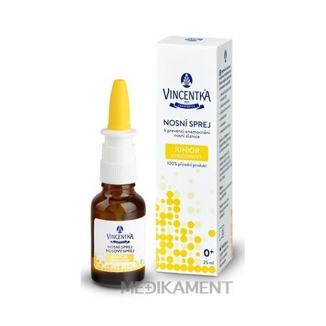 VINCENTKA NOSOVÝ SPREJ JUNIOR hypotonický 25 ml