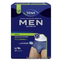 TENA Men Pants Plus L/XL pánske inkontinenčné spodné prádlo 8 ks