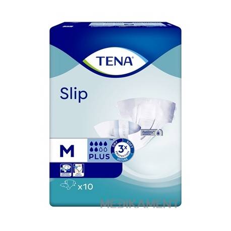 TENA SLIP PLUS M plienkové nohavičky 10 ks