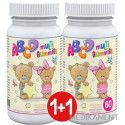 ABCD muLTi Gummies pektínové bonbóny s malinovou príchuťou 2 x 60 ks 1 set