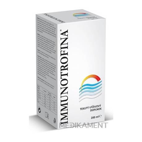 IMMUNOTROFINA tekutý prípravok s dávkovačom vanilková aróma 200 ml