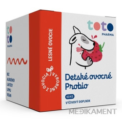 TOTO Detské ovocné Probio bonbóny lesné ovocie 60 ks