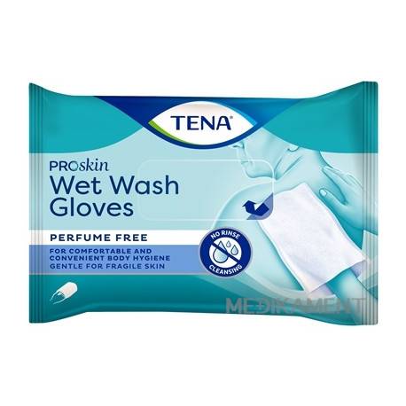 TENA VLHČENÉ RUKAVICE Wet Wash Gloves 8 ks
