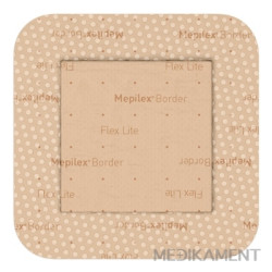 Mepilex Border Flex Lite samolepivé krytie na rany silikónové 4 x 5 cm 10 ks