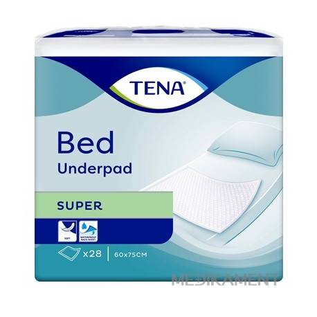 TENA BED SUPER absorpčné podložky 60 x 75 cm 28 ks