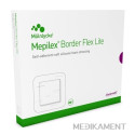 Mepilex Border Flex Lite samolepivé krytie na rany silikónové 10 x 10 cm 5 ks
