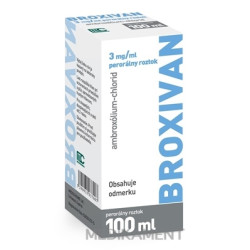 BROXIVAN 3 mg perorálny roztok 100 ml