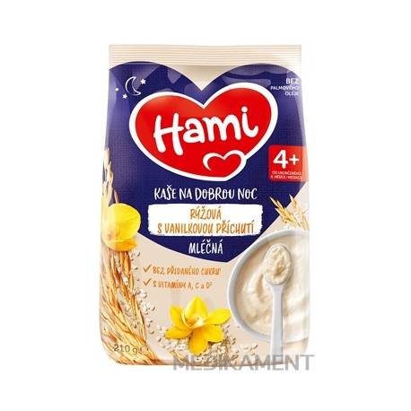 Hami mliečna kaša ryžová s vanilkovou príchuťou na dobrú noc (od ukonč. 4. mesiaca) 210 g