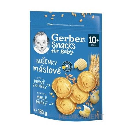 Gerber Snacks for Baby Maslové SUŠIENKY (od ukonč. 10. mesiaca) 180 g