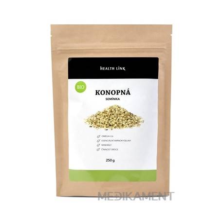 Health Link BIO RAW KONOPNÉ semienka 250 g