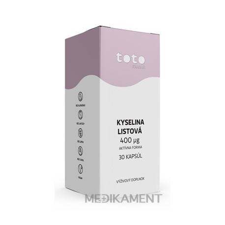 TOTO KYSELINA LISTOVÁ ACTIVE 400 µg kapsuly 30 ks
