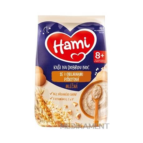 Hami mliečna kaša so 7 obilninami piškótová na dobrú noc (od ukonč. 8. mesiaca) 210 g