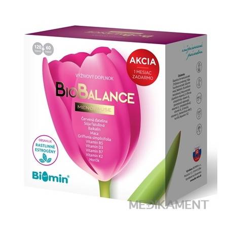BIOMIN BioBalance MENOPAUSE AKCIA kapsuly 180 ks