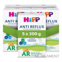 HiPP ANTI-REFLUX AR špeciálna dojčenská výživa 5 x 300 g