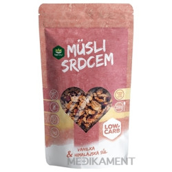 topnatur LOW CARB Müsli srdcom Vanilka a himalájska soľ 350 g