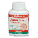MedPharma RUTÍN 25 mg + Vitamín C 100 mg tablety 67 ks