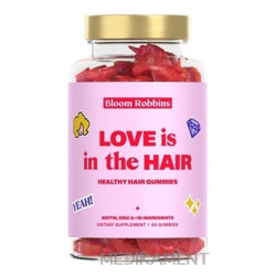 Bloom Robbins HEALTHY HAIR GUMMIES žuvacie cukríky jednorožci 60 ks