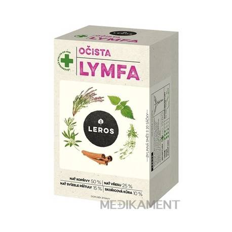LEROS OČISTA LYMFA vrecúška 20 x 1,5 g