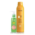 BABÉ SUN Opaľovací sprej SPF 50 + Aloe vera gél 200 ml+ darček: gél 90 ml 1 set