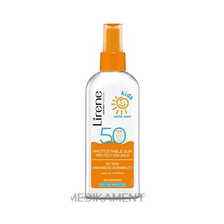 Lirene SUN PROTECTION Kids SPF 50+ Sprej opaľovacie telové mlieko pre deti 150 ml