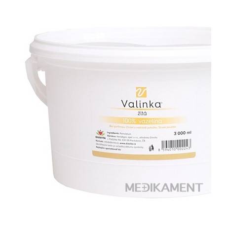 Valinka žltá vazelína 3000 ml