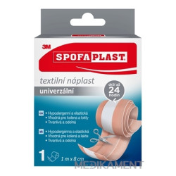 3M SPOFAPLAST č.164 Textilná náplasť univerzálna rýchloobväz 1 m x 8 cm 1 ks