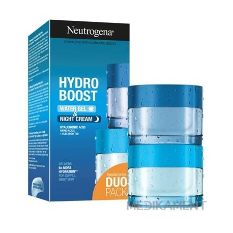 NEUTROGENA Hydro Boost WATER GEL & NIGHT CREAM Duo Pack pleťový gél 50 ml + krém 50 ml