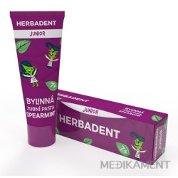 HERBADENT JUNIOR Bylinná zubná pasta SPEARMINT 75 g