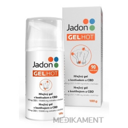 Jadon GEL HOT hrejivý gél s kostihojom a CBD 100 g