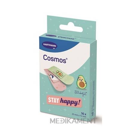 Cosmos Mr. Wonderful STAY happy náplasť vodeodolná 25 x 72 mm 16 ks
