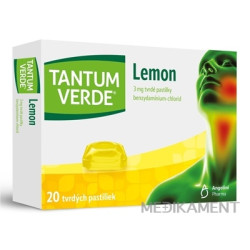 TANTUM VERDE citrón 3 mg pastilky 20 ks